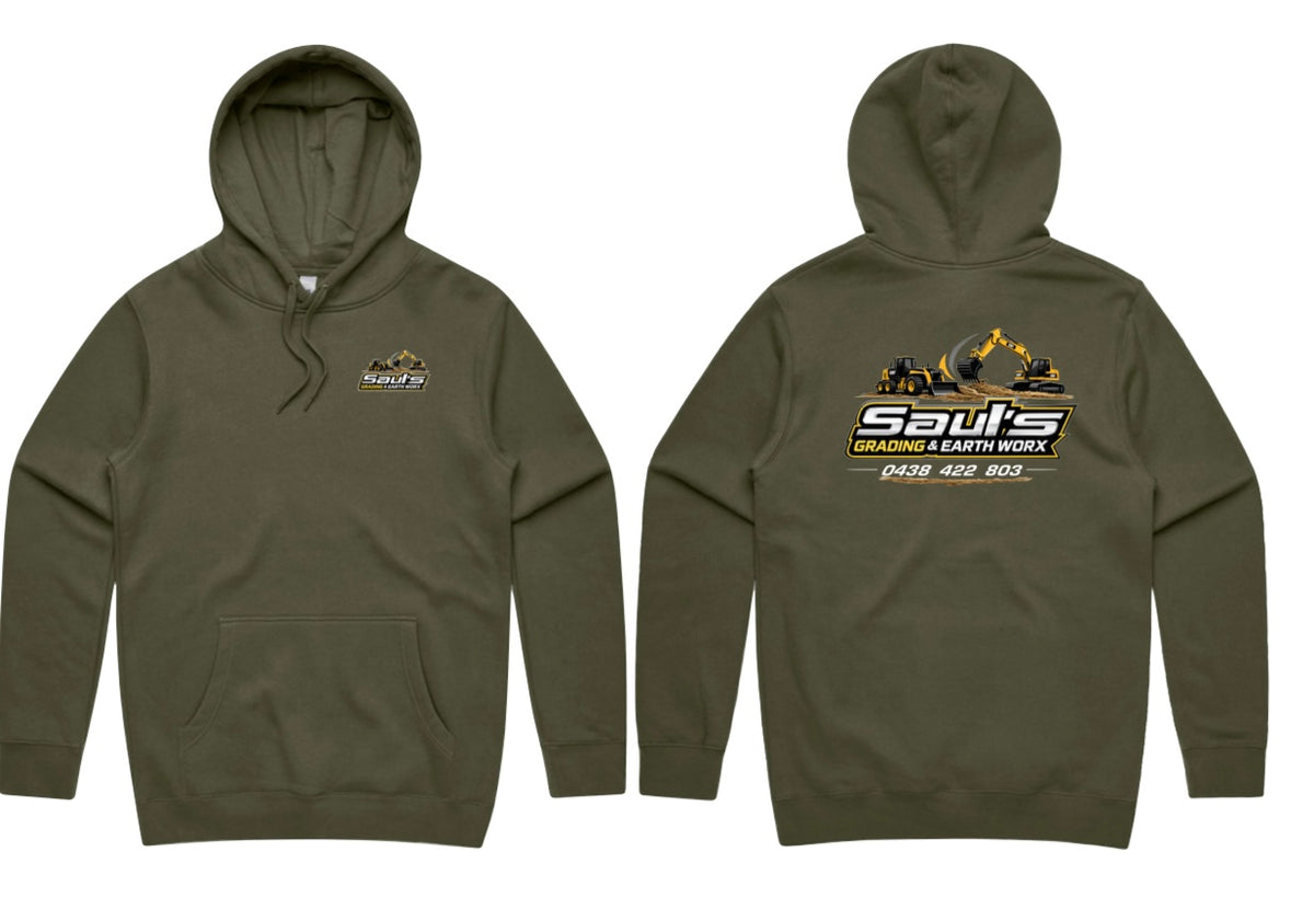 Army Green AS Colour Stencil Hoody