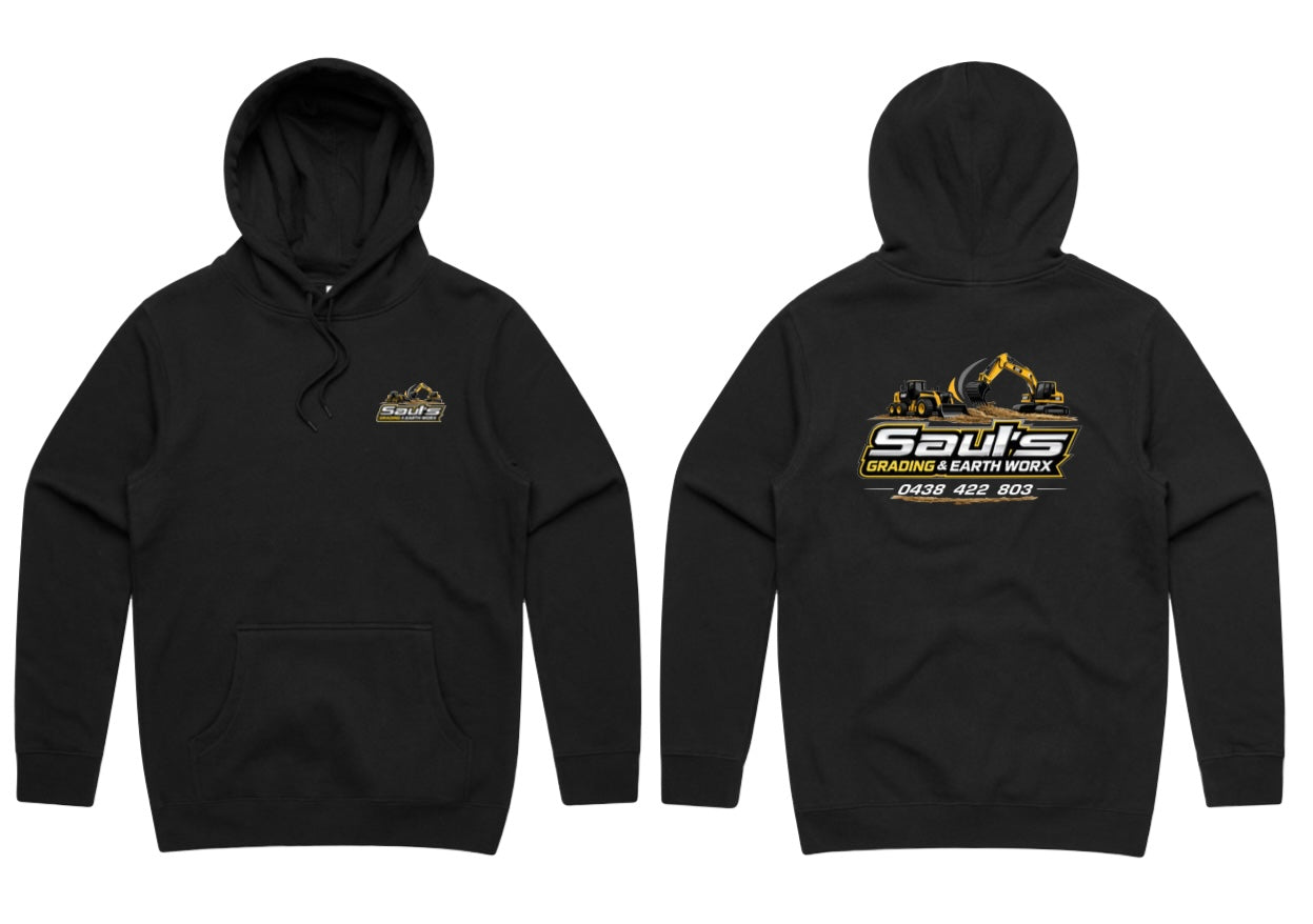 Black AS Colour Stencil Hoodie