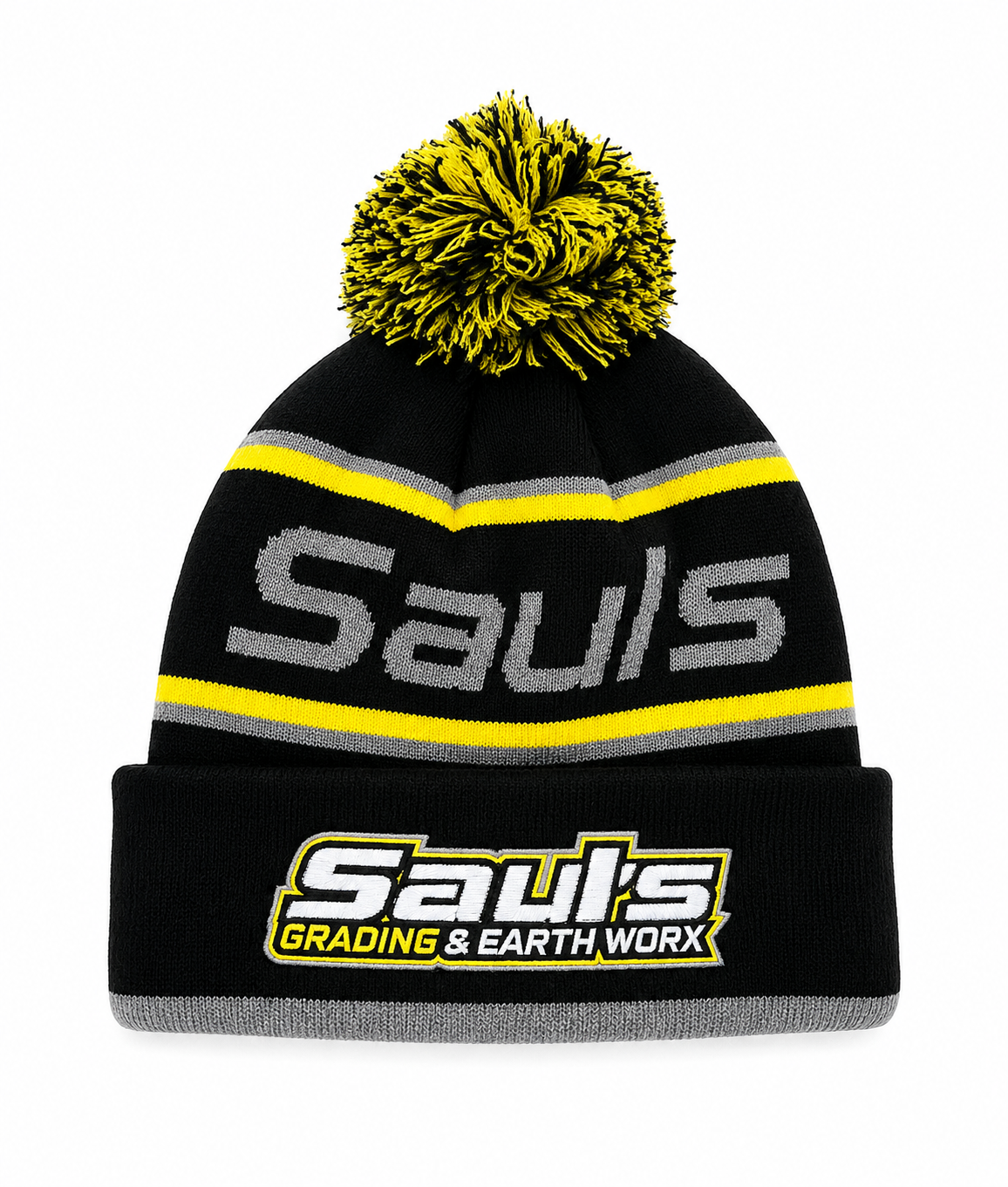 Sauls Grading & Earth Worx Premium Pom Pom Beanie